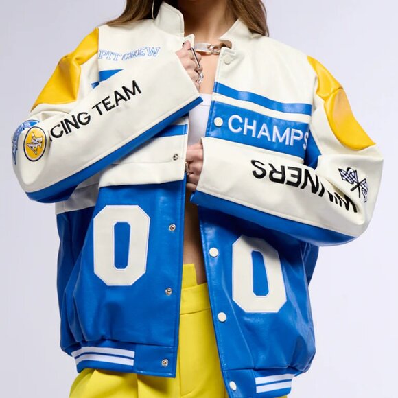 Akira Zoom Zoom Convertible Bomber Jacket - XL - Picture 3 of 4